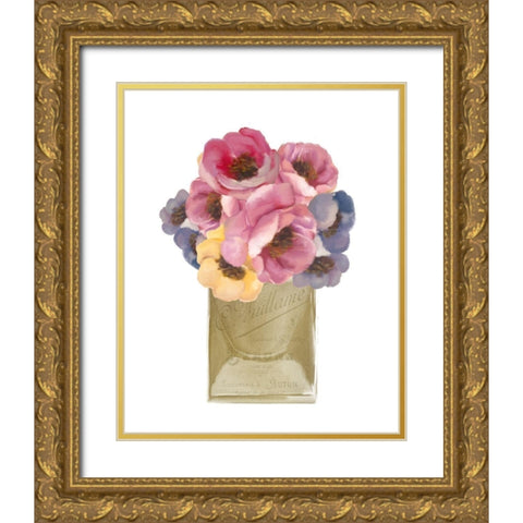 Blossom Perfume 1 Gold Ornate Wood Framed Art Print with Double Matting by Bailey, Ann