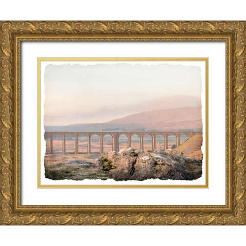 Across the Plains Gold Ornate Wood Framed Art Print with Double Matting by Bailey, Ann