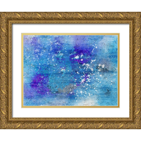 Purple Hue Gold Ornate Wood Framed Art Print with Double Matting by Bailey, Ann