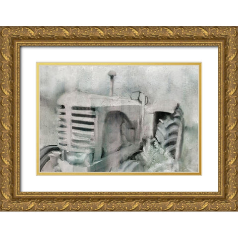 In the Field Gold Ornate Wood Framed Art Print with Double Matting by Bailey, Ann