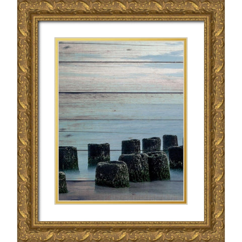 Endless Sea 1 Gold Ornate Wood Framed Art Print with Double Matting by Bailey, Ann