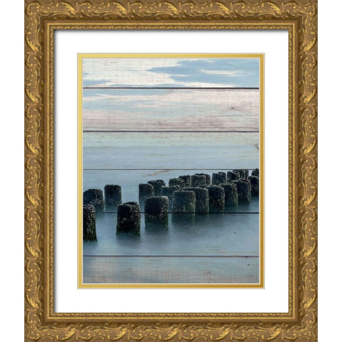 Endless Sea 2 Gold Ornate Wood Framed Art Print with Double Matting by Bailey, Ann