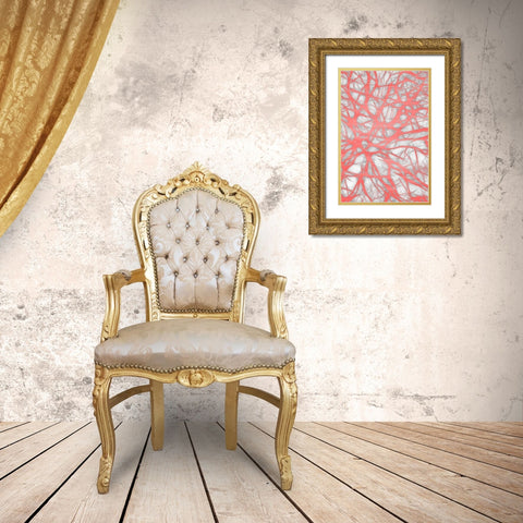 Nerves 2 Gold Ornate Wood Framed Art Print with Double Matting by Bailey, Ann