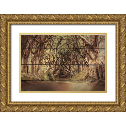 It Feels Good Gold Ornate Wood Framed Art Print with Double Matting by Bailey, Ann