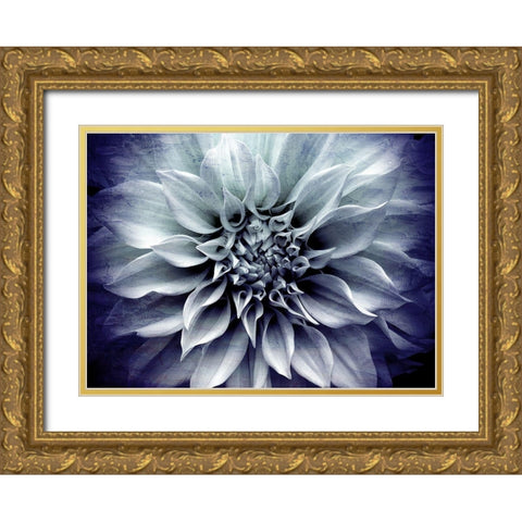 Amethyst Bloom Gold Ornate Wood Framed Art Print with Double Matting by Bailey, Ann