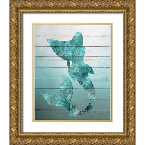 From the Sea 1 Gold Ornate Wood Framed Art Print with Double Matting by Bailey, Ann