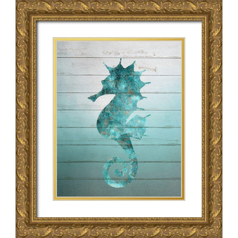 From the Sea 2 Gold Ornate Wood Framed Art Print with Double Matting by Bailey, Ann