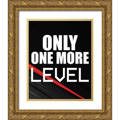 Gamer 4 Gold Ornate Wood Framed Art Print with Double Matting by Bailey, Ann