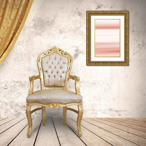 Ombre Gold Ornate Wood Framed Art Print with Double Matting by Bailey, Ann