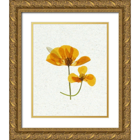 Little 2 Gold Ornate Wood Framed Art Print with Double Matting by Bailey, Ann