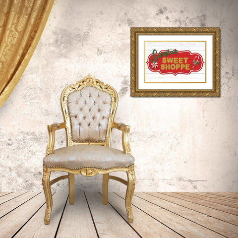 Sweet Shoppe Gold Ornate Wood Framed Art Print with Double Matting by Bailey, Ann