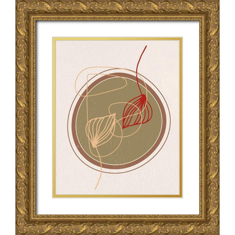 Rock 2 Gold Ornate Wood Framed Art Print with Double Matting by Bailey, Ann