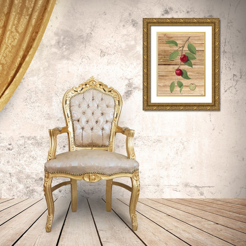 Pressed Fruit 3 Gold Ornate Wood Framed Art Print with Double Matting by Bailey, Ann