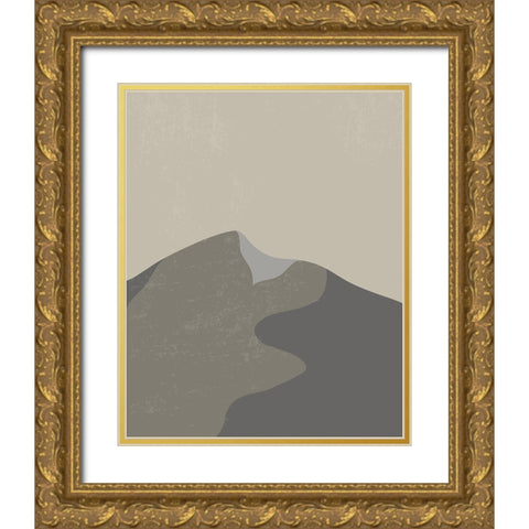 Moonrise 2 Gold Ornate Wood Framed Art Print with Double Matting by Bailey, Ann