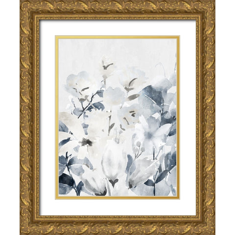 Wildflowers 1 Gold Ornate Wood Framed Art Print with Double Matting by Bailey, Ann