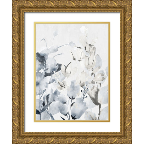Wildflowers 2 Gold Ornate Wood Framed Art Print with Double Matting by Bailey, Ann
