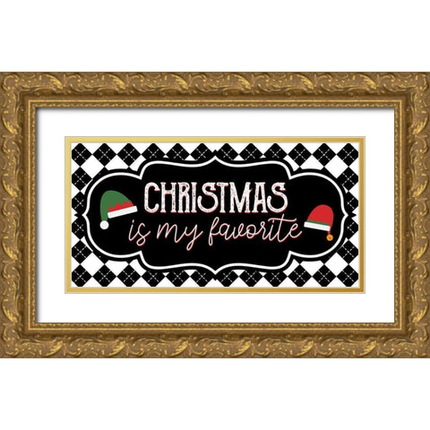 Favorite Gold Ornate Wood Framed Art Print with Double Matting by Bailey, Ann