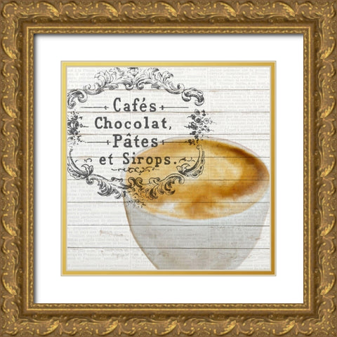 Morning Coffee 3 Gold Ornate Wood Framed Art Print with Double Matting by Bailey, Ann
