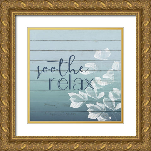 Calm 2 Gold Ornate Wood Framed Art Print with Double Matting by Bailey, Ann