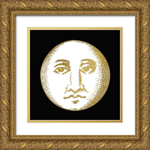 Sun and Moon 2 Gold Ornate Wood Framed Art Print with Double Matting by Bailey, Ann