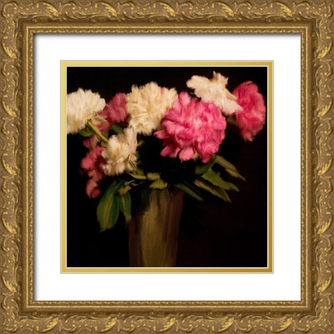 Black Shades Gold Ornate Wood Framed Art Print with Double Matting by Bailey, Ann