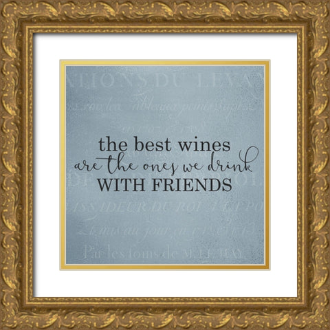 The Best 2 Gold Ornate Wood Framed Art Print with Double Matting by Bailey, Ann