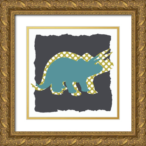 Dino 1 Gold Ornate Wood Framed Art Print with Double Matting by Bailey, Ann