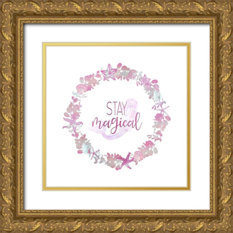 Stay Magical 2 Gold Ornate Wood Framed Art Print with Double Matting by Bailey, Ann