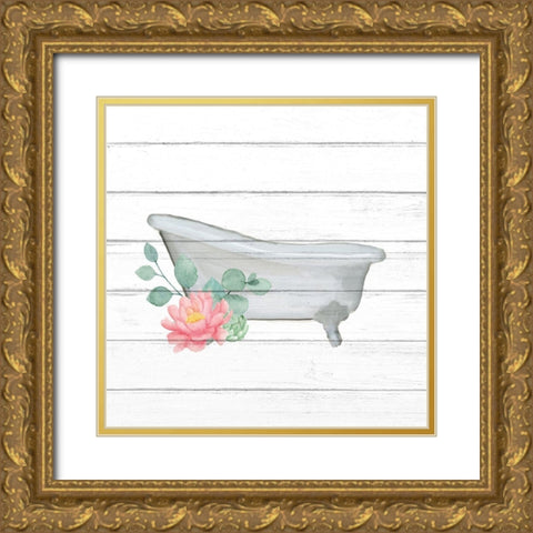 Rest 2 Gold Ornate Wood Framed Art Print with Double Matting by Bailey, Ann