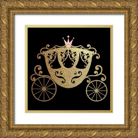 Little Princess 3 Gold Ornate Wood Framed Art Print with Double Matting by Bailey, Ann