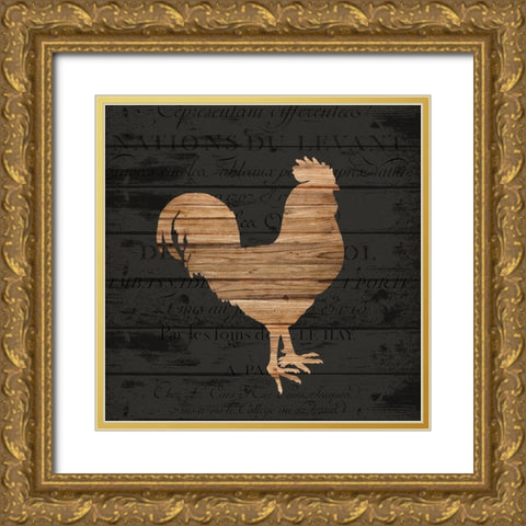 Cluck Gold Ornate Wood Framed Art Print with Double Matting by Bailey, Ann