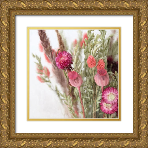 Spring Fling Gold Ornate Wood Framed Art Print with Double Matting by Bailey, Ann