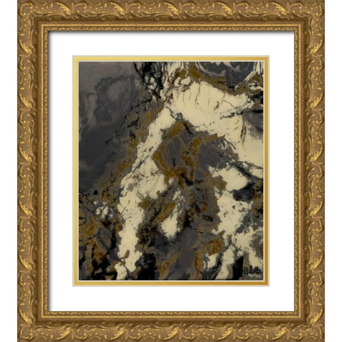 Neutral Variety Gold Ornate Wood Framed Art Print with Double Matting by Bilotta, Barbara