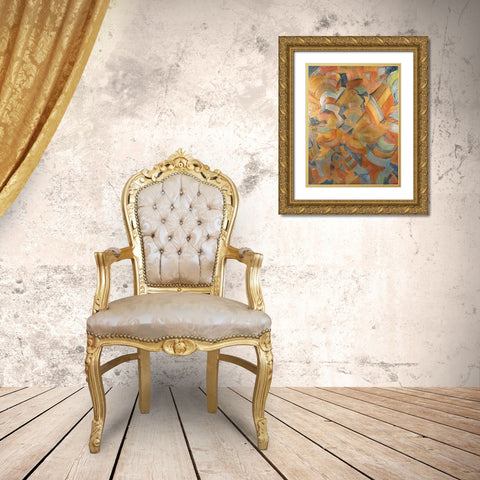 The City That Never Sleeps Gold Ornate Wood Framed Art Print with Double Matting by Bilotta, Barbara