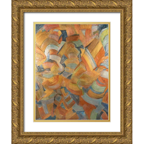 The City That Never Sleeps Gold Ornate Wood Framed Art Print with Double Matting by Bilotta, Barbara