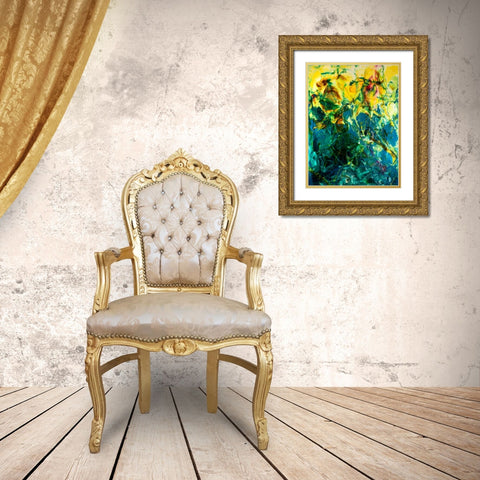 Poseidons Playground Gold Ornate Wood Framed Art Print with Double Matting by Bilotta, Barbara