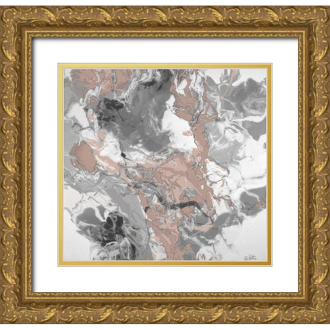Hushed Concord Gold Ornate Wood Framed Art Print with Double Matting by Bilotta, Barbara