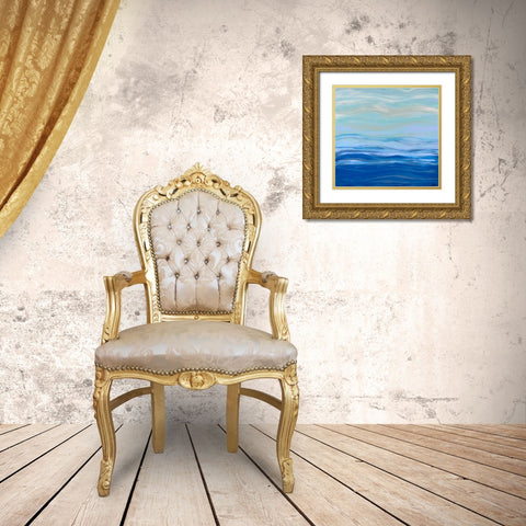 Pure Water Gold Ornate Wood Framed Art Print with Double Matting by Bilotta, Barbara