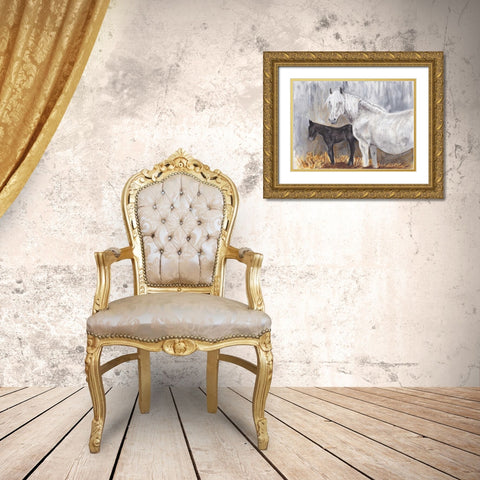 Tender Moment II Gold Ornate Wood Framed Art Print with Double Matting by Dyer, Beverly