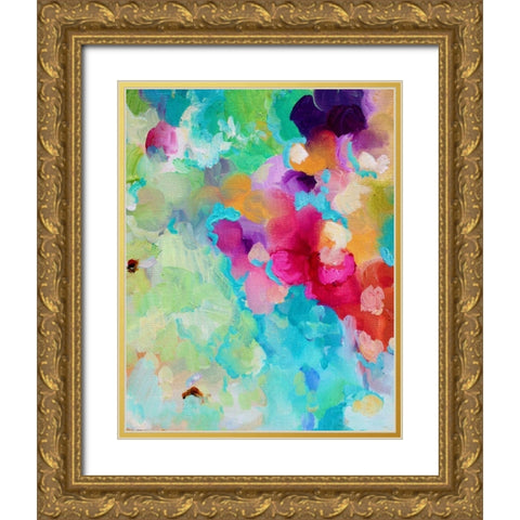 Phoenix Charmed Gold Ornate Wood Framed Art Print with Double Matting by Boho Hue Studio