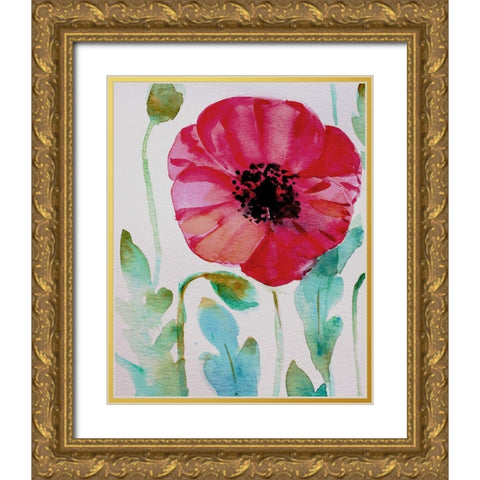 Pixie Pop 4 Gold Ornate Wood Framed Art Print with Double Matting by Boho Hue Studio