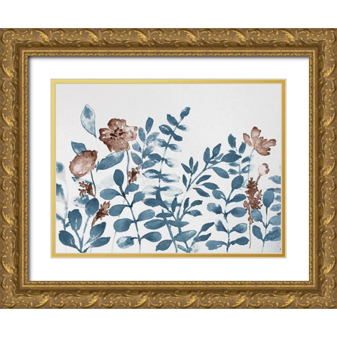 Spring Shrub Life 1 Gold Ornate Wood Framed Art Print with Double Matting by Boho Hue Studio