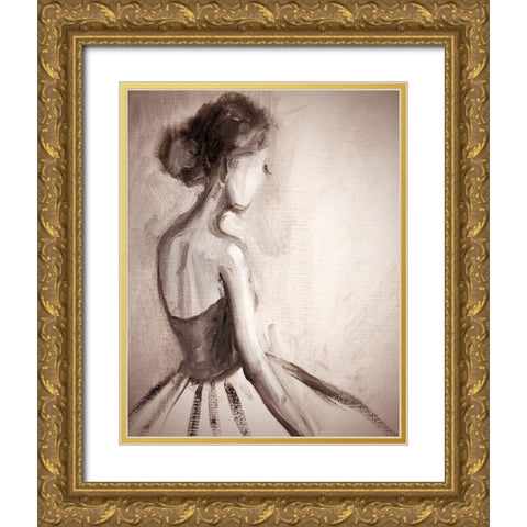 Almost Ready Sepia Close-Up Gold Ornate Wood Framed Art Print with Double Matting by Boho Hue Studio