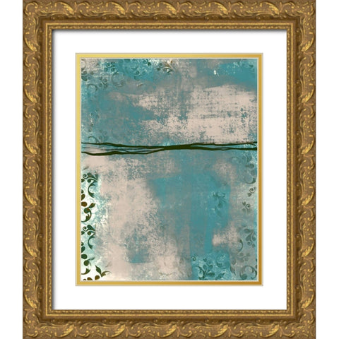 Samba 1 Gold Ornate Wood Framed Art Print with Double Matting by Boho Hue Studio