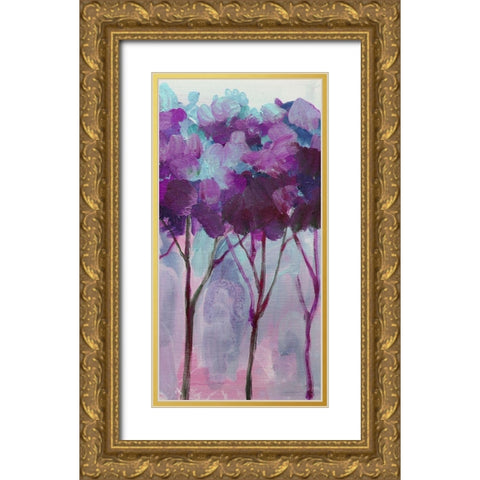 Tree 6 Gold Ornate Wood Framed Art Print with Double Matting by Boho Hue Studio