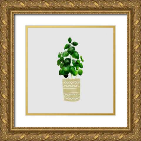 Nurtured Home 5 Gold Ornate Wood Framed Art Print with Double Matting by Boho Hue Studio