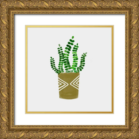 Nurtured Home 6 Gold Ornate Wood Framed Art Print with Double Matting by Boho Hue Studio