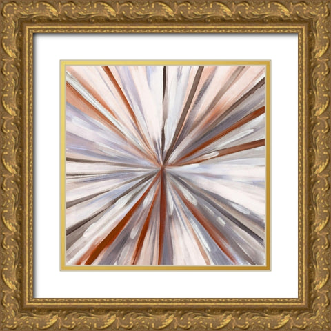Hot Spin Gold Ornate Wood Framed Art Print with Double Matting by Boho Hue Studio