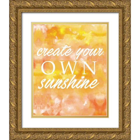 Create Your Own Gold Ornate Wood Framed Art Print with Double Matting by Alvarez, Cynthia