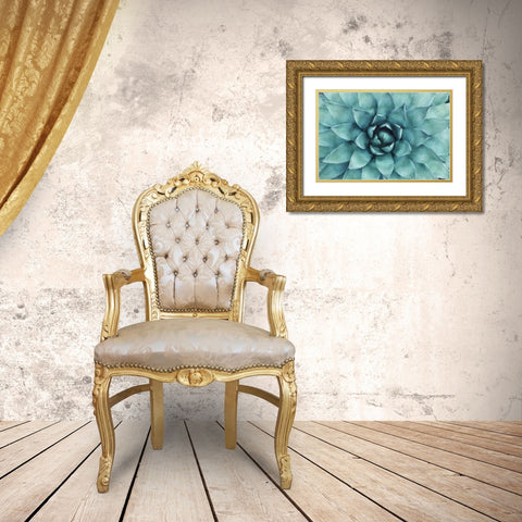 Painterly 1 Gold Ornate Wood Framed Art Print with Double Matting by Alvarez, Cynthia